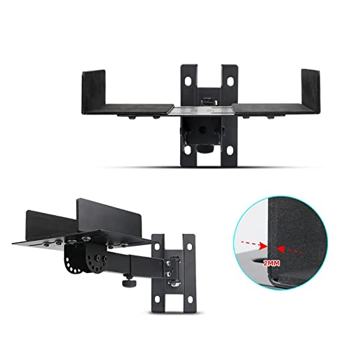 Speaker Stand Speaker Wall Mount Bracket Monitor Speaker Shelf Surround Audio Wall Mount Bracket Study Cafe Speaker Bracket Tray Wall Mount Bracket Media Stand Audio-Video Shelving ( Size : Wall-hung - size: Wall-hung large tray (single)