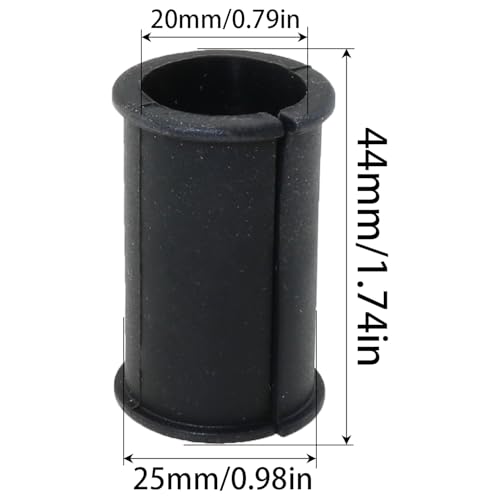 Heyous 4PCS Black Microphone Shock Absorbing Rubber Gasket Stand Ring Suitable for Camera and Camcorders
