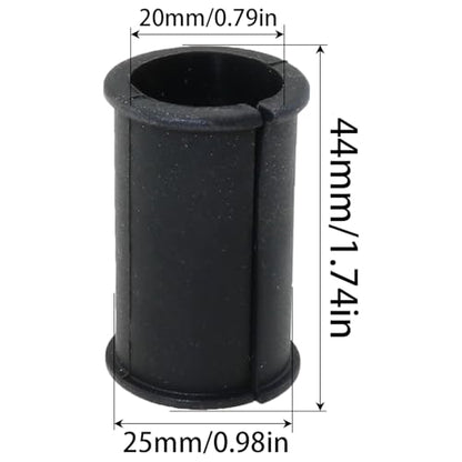 Heyous 4PCS Black Microphone Shock Absorbing Rubber Gasket Stand Ring Suitable for Camera and Camcorders