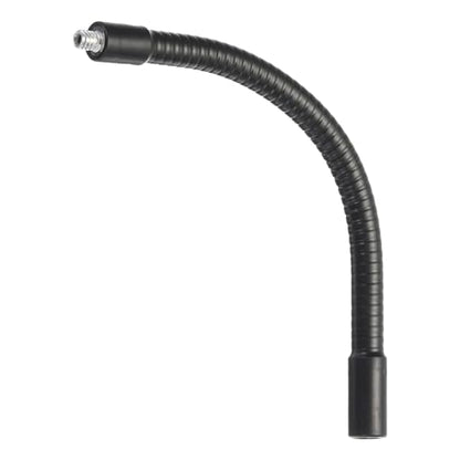 PATIKIL 8" Gooseneck, 1/4"-20 Female to Male Thread Metal Universal Hose Flexible Arm Gooseneck Tube Extension Holder for Action Camera, Phone, Microphone, Black - size: 8 Inch