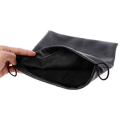 Soft Headphone Leather Storage Bag Waterproof Protective for Case for Large Size Headband Headphone Accessories