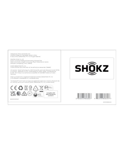 SHOKZ OpenRun Bone Conduction Open-Ear Bluetooth Sport Headphones, Black (Pack of 2) - color: Black, size: Standard Size+Magnetic Charging (Pack of 2)