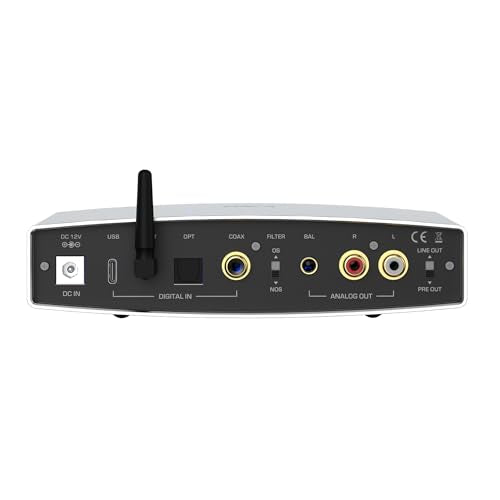 Shanling EH2 24 bit R2R DAC Bluetooth 5.2 LDAC Headphone Amplifier (Silver) - color: Silver, style: 24 bit R2R + Bluetooth 5.2 LDAC