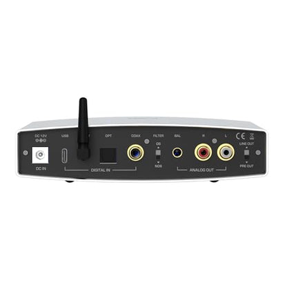 Shanling EH2 24 bit R2R DAC Bluetooth 5.2 LDAC Headphone Amplifier (Silver) - color: Silver, style: 24 bit R2R + Bluetooth 5.2 LDAC
