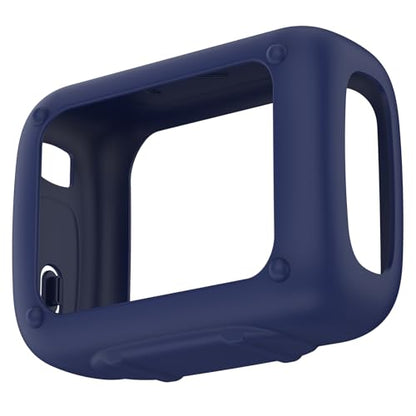 Anti-Collision Silicone Cover Waterproof Soft Anti-Drop Protective Case Anti-Scratch Shell for GO5 Portable Bluetooth Speaker Shockproof Protective Sleeve - color: Dark Blue