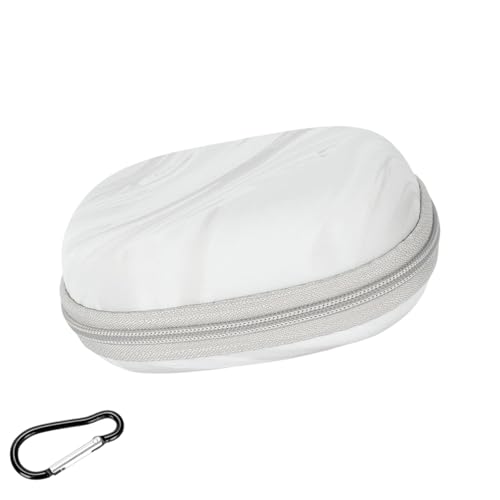 EVA Hard Shell Headphone Storage Case Bag for Dedicated Model Over Ear Headphone Travel Essential - color: White