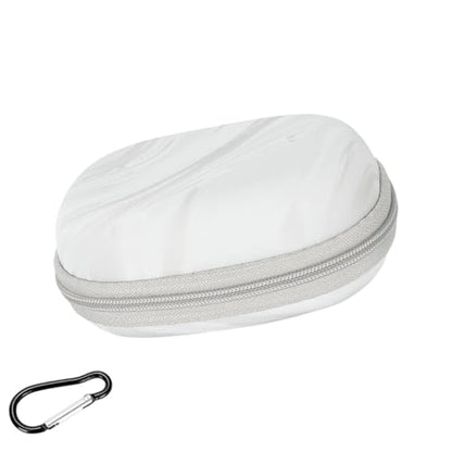 EVA Hard Shell Headphone Storage Case Bag for Dedicated Model Over Ear Headphone Travel Essential - color: White