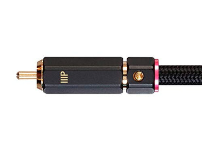 Monoprice - 138075 RCA to 2 RCA Pigtail Cable - 6 Feet - Black, M/Gold Plated Connectors, Double Shielded with Copper Braiding - Onix Series - size: 6 Feet, style: RCA to 2x RCA