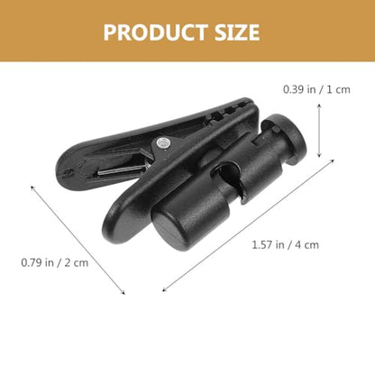 Gatuida 5Pcs Headphone Cable Clip Headset Microphone mic Stand Microphone Wire Clips Earphone s Headphone Cord Holder Fixing Stand Headphones Adapter abs Major