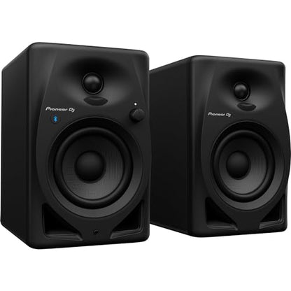 Pioneer DM-40D-BT 4-inch Desktop Active Monitor Speakers with Bluetooth (Pair, Black) with Studio Monitor Isolation Pads