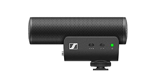 SENNHEISER Professional MKE 400 Directional On-Camera Shotgun Microphone with 3.5mm TRS and TRRS Connectors for DSLR, Mirrorless & Mobile , Connects with Auxiliary - style: MKE 400