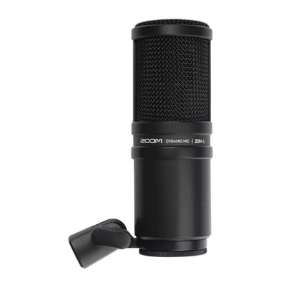 Zoom ZDM-1 Podcast Microphone Pack with Headphones and Mic Cables Bundle | Includes Boom Arm Microphone Stand