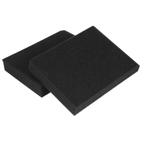 2pcs High-density Foam Speaker Isolation Pads Small Acoustic Cushions for Enhanced Sound Clarity for Home Theater and Studio Monitors - size: 22x16x3.6cm