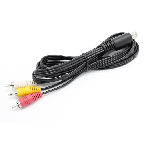 THE CIMPLE CO 10-Pin Audio and Video DIN Cable - RCA Composite for A/V - Not S-Video Cable - Compatible with Select DIRECTV & AT&T Models (H25, C31, C41, C41-W, C51, C61, C61-K) - 12 Feet (3.6 Meters) - size: 12 Feet (3.6 Meter)