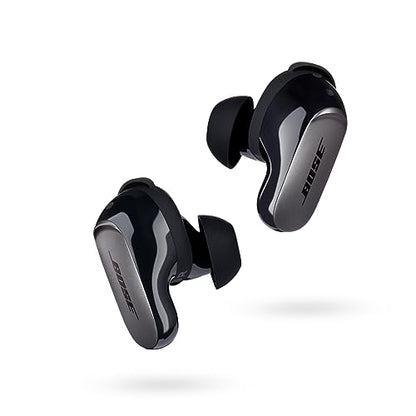 Bose QuietComfort Ultra True Wireless Noise Cancelling In-Ear Earbuds - Black (Renewed) - color: Black