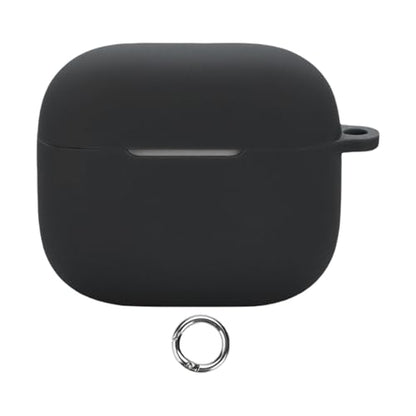 Ultra Thin Silicone Cover Shell Earphone Case Comfortable Touch for Scratch Protector Soft Touch - color: Black