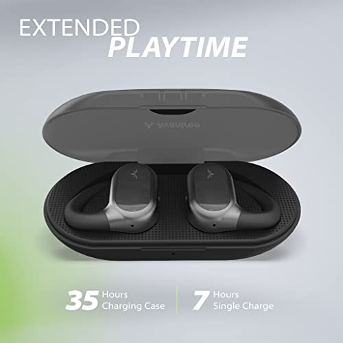 Avantree Breeze - Open-Ear Bluetooth 5.2 Earbuds with Wrap Around Ear Hooks, Over-Ear Design, Comfortable & Secure Fit, and Surroundings Awareness, Perfect for Hiking, Running, and Workouts