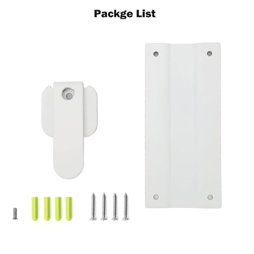Wall Mount Bracket for Sony SA-RS5 Wireless Rear Speakers, Surround Soundbar Holder Metal Bracket Home Audio Mounting Accessories (1pc Bracket - White) - color: 1pc Bracket - White