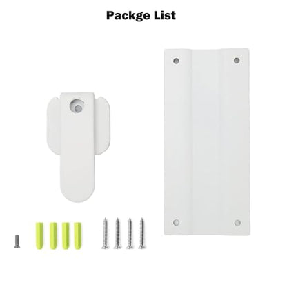 Wall Mount Bracket for Sony SA-RS5 Wireless Rear Speakers, Surround Soundbar Holder Metal Bracket Home Audio Mounting Accessories (1pc Bracket - White) - color: 1pc Bracket - White