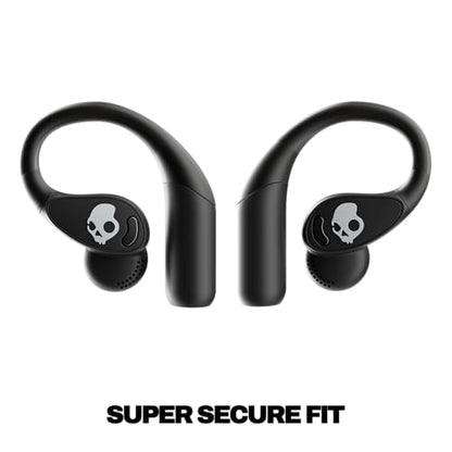 Skullcandy Push 540 Open Wireless Open-Ear Bluetooth Earbuds - True Black | Sweat and Water Resistant, 42 Hours Battery, Detachable Neckband, Secure Over-Ear Fit, Running Outdoors, Exercise, Gym - color: True Black