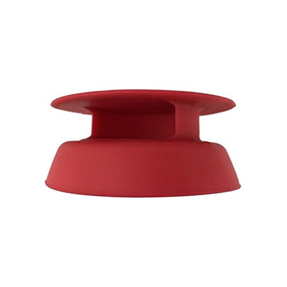 Budley - Tangle-Free Earphone/Earbud Case, Compact Storage System, Silicone (Red, Set of 1) - color: Red