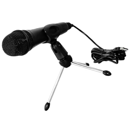Vaguelly USB Condenser Microphone Wired Gaming Mic for Laptop Desktop Podcast Streaming with Mute Button and LED Indicator, Multipurpose Mic for Music, Meeting, and Live Recording