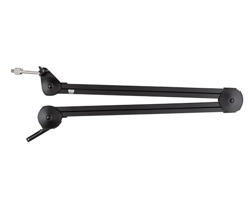 512 Audio by Warm Audio BBA Adjustable Microphone Boom Arm Mic Stand for Podcast, Streaming and Recording