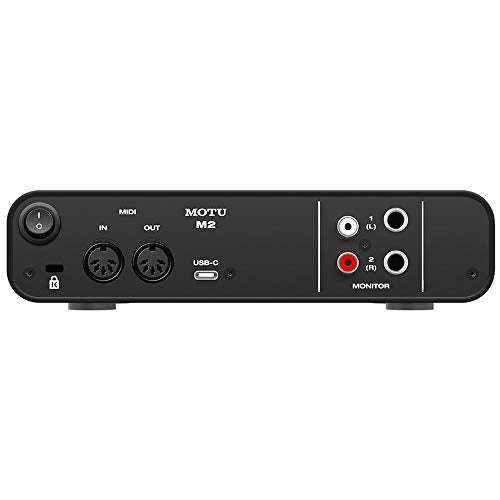 Motu M2 2x2 USB Audio Interface with Studio Quality Sound Bundle with Aston Microphones Element Microphone Bundle, Kellards XLR-P20T Pro 20 ft XLR Microphone Cable