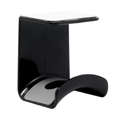 Black Headphone Stand Hanger,Hanging Headset Holder Hook Under Desk - color: Black, size: Under Desk