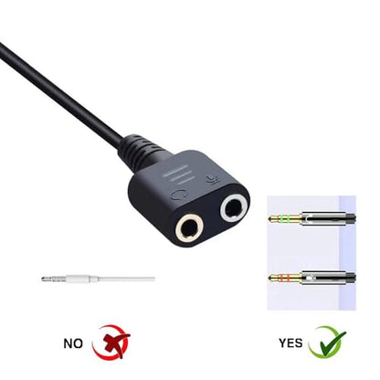 RJ9 to 3.5mm Audio Adapter for Cisco IP Telephones - Headset Converter Compatible with 9961, 7940, 7941, 7942, 8841, 8845, 9941 | Model PH35-RJ9 (Headphone and Microphone Jack) - color: Headphone and Microphone Jack
