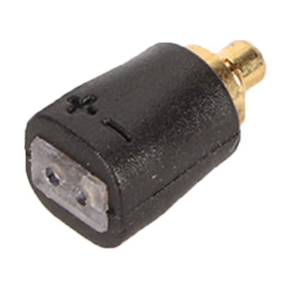 MMCX Cable Adapter Replacement for IE300 IE600 IE900 and N30 N40 N5005, MMCX to 0.78mm Female Connector Cable for HiFi Earphones with Durable One - Piece Des (Black) - color: Black