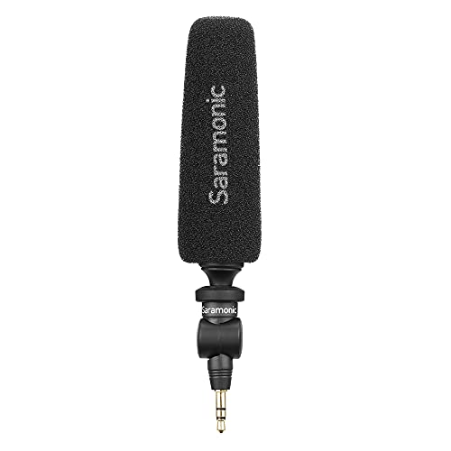 Saramonic SmartMic5 | Unidirectional Micro-Shotgun Microphone with 3.5mm TRS Output for Cameras, Recorders, Mixers, Wireless Transmitters and More - size: Micro-Shotgun TRS