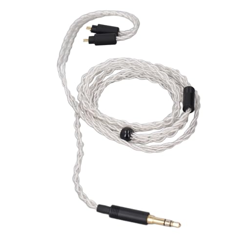 ZJchao Premium Detachable 3 5mm to 0 78mm 2 Pin IEM Cable 1 2m Silver Plated Copper Wire for QDC TFZ Custom in Ear Monitors Enhanced Clarity Design