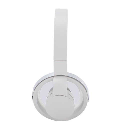 Over Ear Open Back Headphones, Dual Device Pairing Wireless BT Gaming Headset with Microphones, Adjustable Slider Breathable Lightweight, Ideal for Music & Gaming