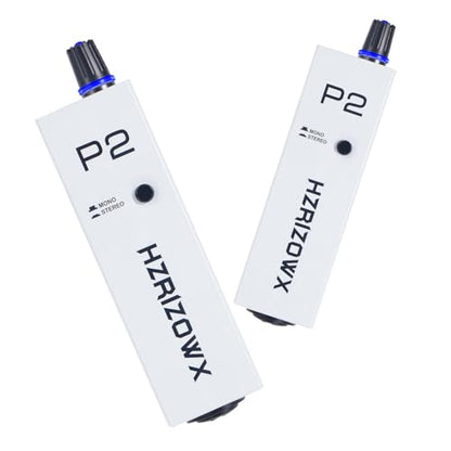 P2 Portable in-Ear Monitor Amplifier,Personal Headphone Amp，White | Stereo/Mono Switch, XLR/TRS Input, 3.5mm Output, Built-in belt clip, Built-in belt clip, Battery Powered Freedom