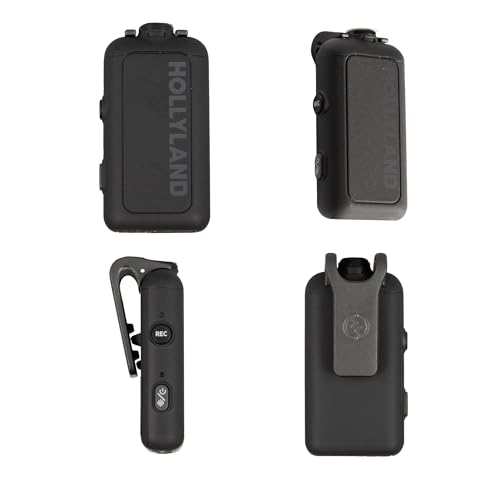 Hollyland Lark MAX 2 Combo 4-Person Wireless Microphone System Bundle with Cables, 2.4GHz Mic Kit for Camera and Phone - style: Combo (4 TX + Camera RX)