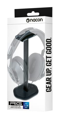 RIG Universal Gaming Headset Stand - Featuring A Sturdy Metal Design and Rubber Base, Ideal for Your Gaming Setup