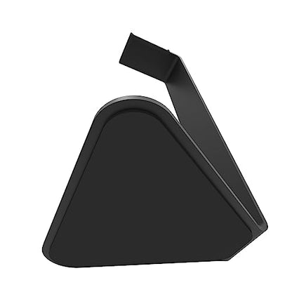 Kanto H1 Universal Headphone Stand - Black - Solid Steel Construction - Curved Silicone Resting Surface - color: Black, style: H1 Universal