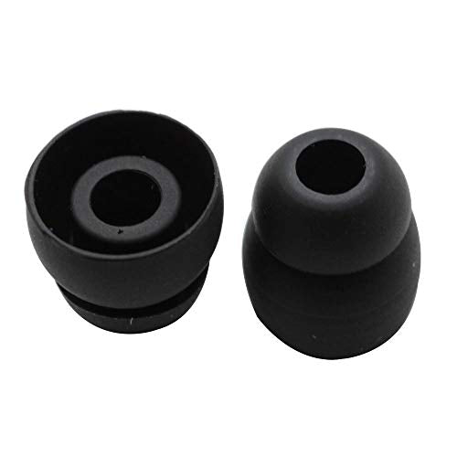 Powerbeats 2 Replacement Earbuds Powerbeats3 Ear Buds Double Flange Silicone Ear Tips Compatible with Beat by Dr Dre Powerbeats 2 Powerbeats 3 in-Ear Earphones Earbuds (10pcs)