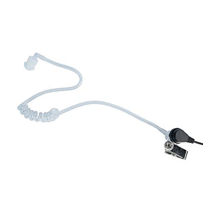 Tube Earpiece Compatible with Baofeng UV-5R | 1-Pack, K1 2-pin, acoustic tube, inline PTT mic; Compatible with UV-5R BF-888S H-777 RT21 TK-2402