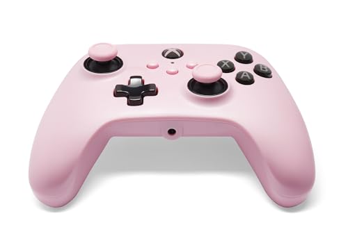 PowerA Wired Controller for Xbox Series X|S - Pink, gamepad, video game/gaming controller, works with Xbox One, Officially Licensed - style: Pink