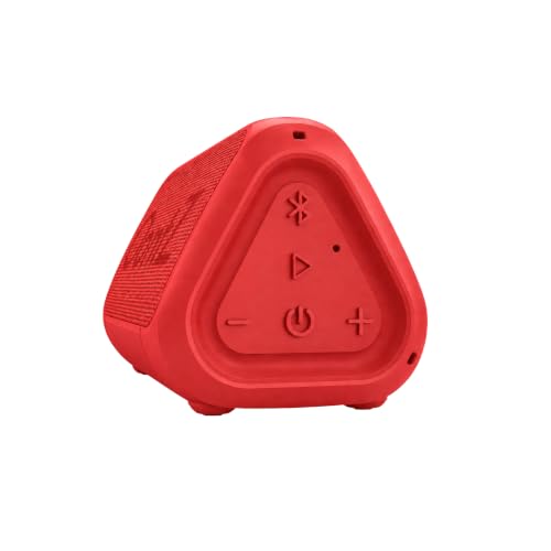OontZ Angle Solo Compact Bluetooth Speaker, 14-Hour Playtime, Red - color: Red