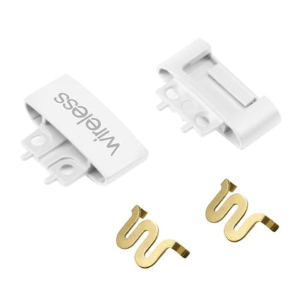 Metal Hinge Headband Connector Repair Parts Kit Compatible with Solo3 Solo 3.0 Solo 2.0 Wireless Over-Ear Headphones (White)