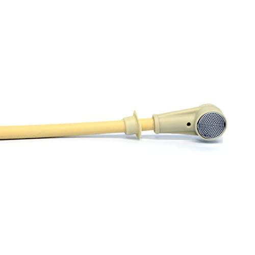 6028 Headset Headworn Microphone - 3.5mm Thread Screw Lock for Sennheiser Wireless Bodypack Transmitter – Beige Uni-Directional