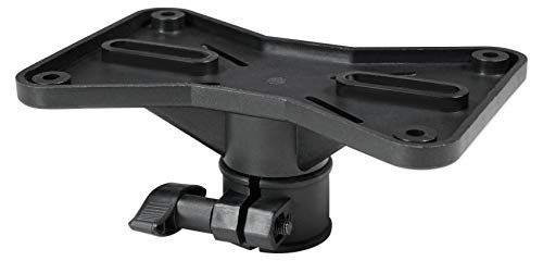 Rockville RVSSA1 Universal 35mm Speaker Stand Mounting Pole Adapter Bracket | Tripod Compatible, PA Speaker Mount, Durable Plastic, Adjustable Lock Nut, Compact, Lightweight, Hardware Not Included - size: 1 Count (Pack of 1)
