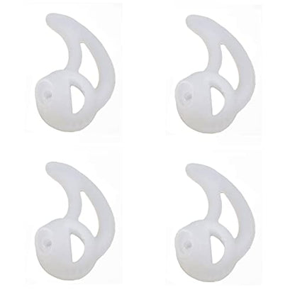 Silicone Fin Ear Mold for Two Way Radio Earpiece Replacement Acoustic Tube | 2 Pairs Small Right Ear, Stabilizer Ear Mold, Fits Acoustic Coil Tube, Two-Way Radio, Police & Surveillance Earpieces - size: Fin Small-Right Ear