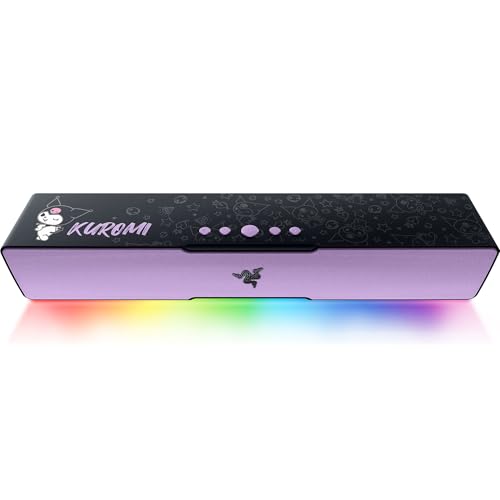 Razer Leviathan V2 X, PC Soundbar, Full-Range Drivers, Kuromi Edition | Compact Design, Chroma RGB, USB-C, Bluetooth 5.0, for PC, Laptop, Smartphones, Tablets & Nintendo Switch - color: Kuromi Edition, size: V2 X