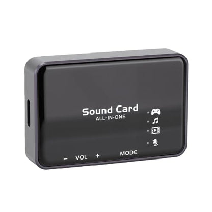 Cuifati USB External Sound Card, 192kHz 32bit DAC Virtual 7.1 Surround Sound for Gaming PC, with 3.5mm Headphone Jack and 24dB Audio Boost