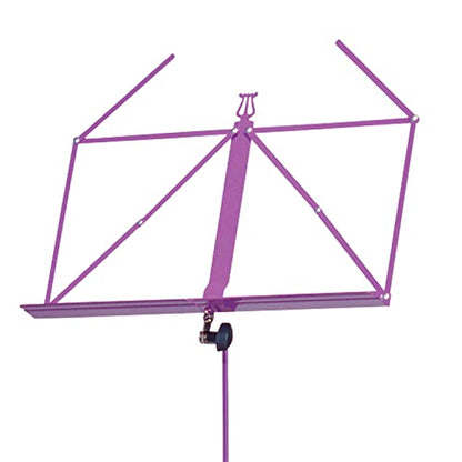 K&M Konig & Meyer 10010.000.65 Colorful Music Stand | Large Deep Desk | Sturdy Base | Adjustable 3pc Telescopic Design | Folding Compact | Pro Grade for Musicians | German Made | Lilac - color: Purple