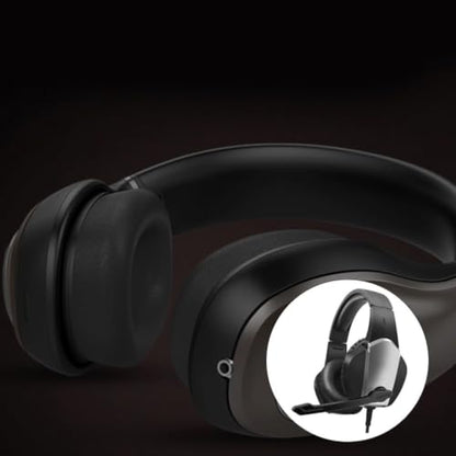 Gaming Headset for Computer Games with Noise Canceling Microphone Black